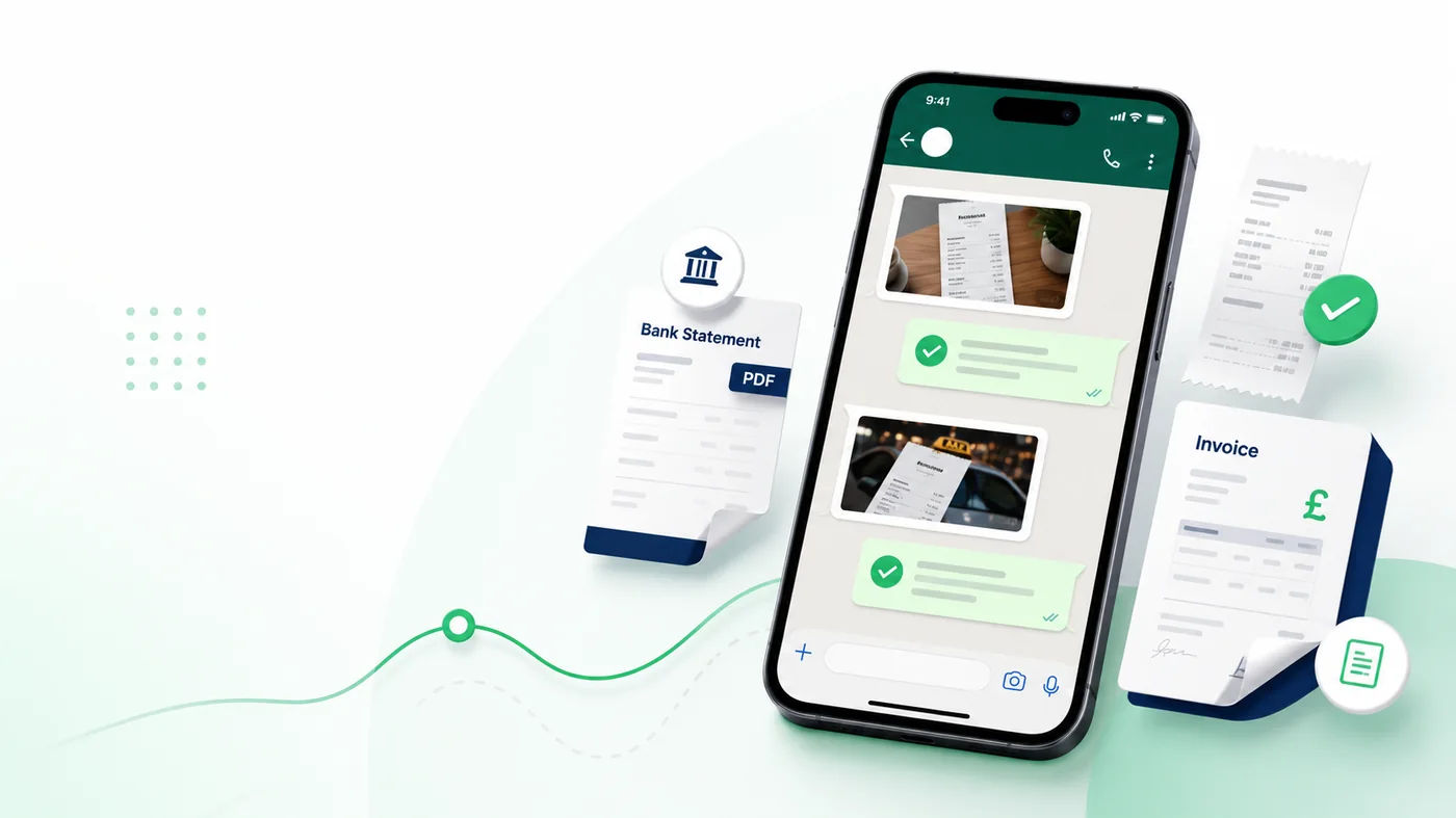 Send receipts, statements and invoices to SubReady on WhatsApp